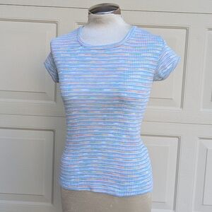 1970's VINTAGE T SHIRT spacedyed tee S XS